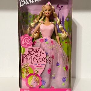 Rose Princess Barbie 2000